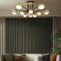 Потолочная люстра FABIANA L6 Brass Black от ImperiumLoft