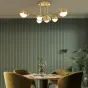 Потолочная люстра FABIANA L6 Brass Black от ImperiumLoft