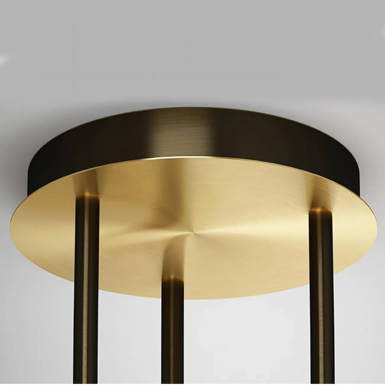Потолочная люстра FABIANA L6 Brass Black от ImperiumLoft