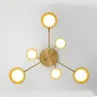 Потолочная люстра FABIANA L6 Brass Black от ImperiumLoft