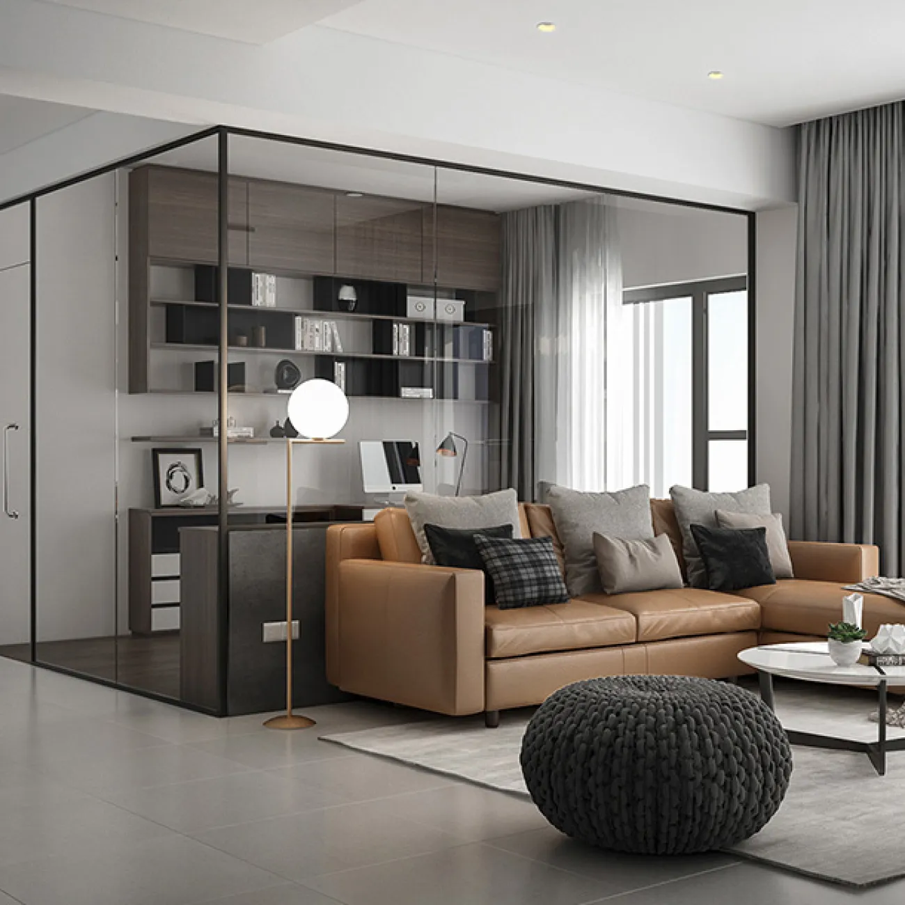 Встраиваемый светодиодный светильник круглой формы в минималистичном дизайне с узкой окантовкой ANTA