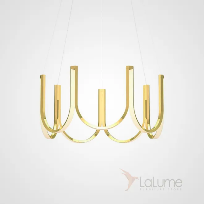 Подвесная люстра U-SERIES for Arpel D80 Gold от ImperiumLoft Подвесная люстра U-SERIES for Arpel D80 Gold от ImperiumLoft