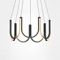 Подвесная люстра U-SERIES for Arpel D80 Black от ImperiumLoft