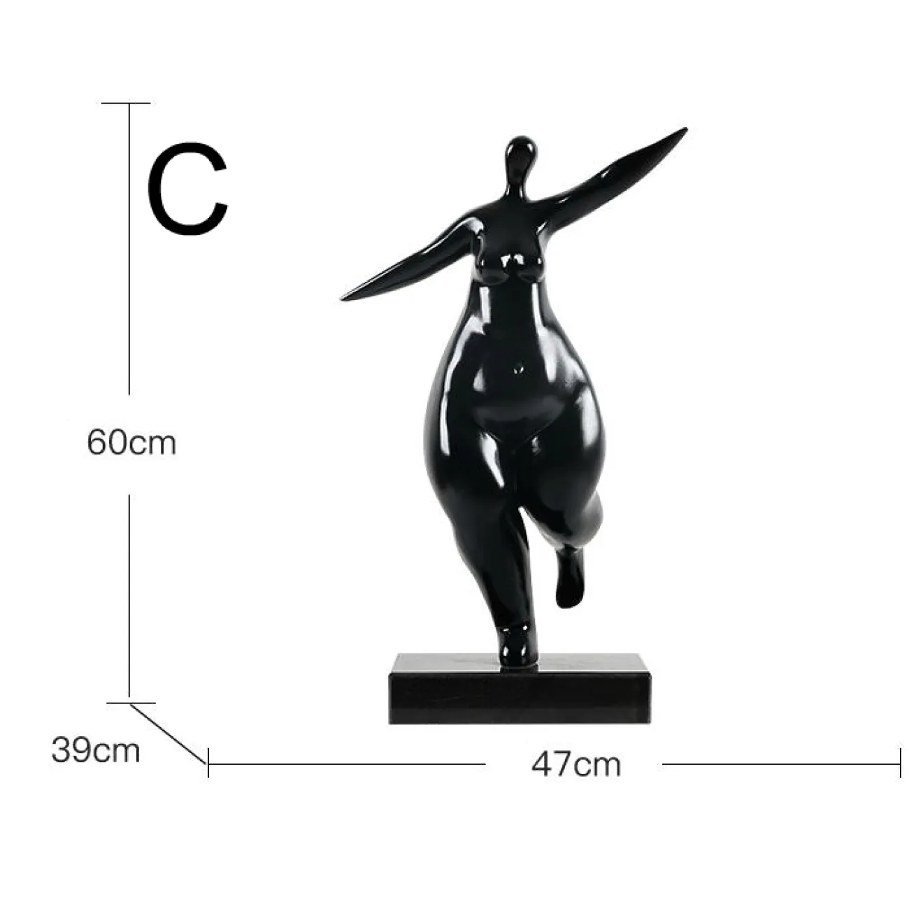 Дизайнерская скульптура  женщины LaLume-SKT00154 