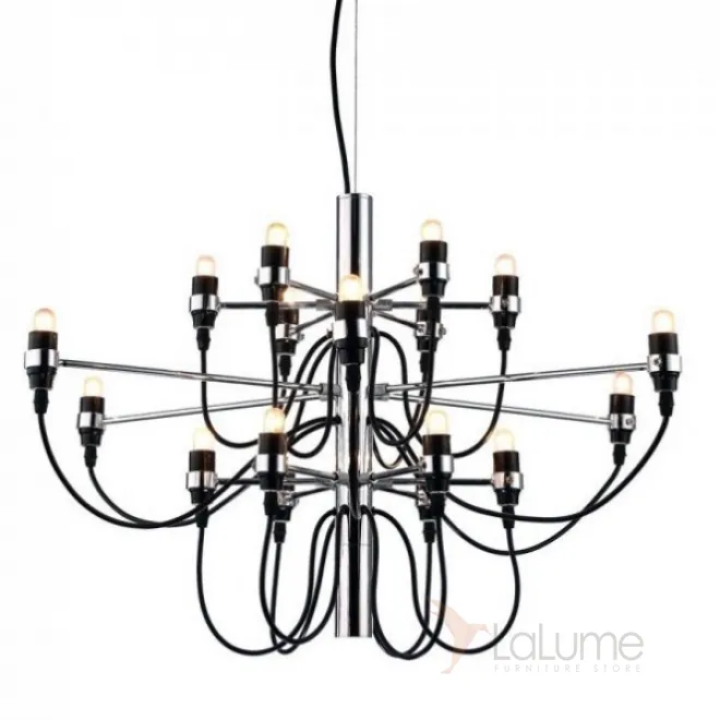 Люстра Flos 2097 18 Chrome designed by Gino Sarfatti от LaLume Люстра Flos 2097 18 Chrome designed by Gino Sarfatti от LaLume