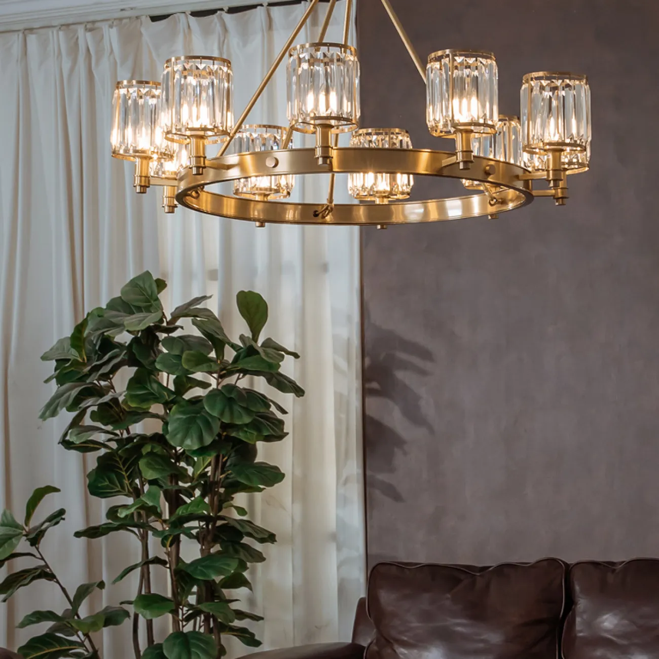 Кольцевая люстра AIRIN D73 от ImperiumLoft