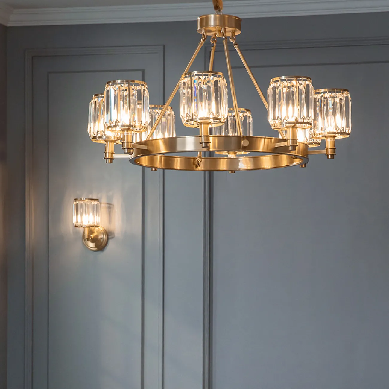 Кольцевая люстра AIRIN D108 от ImperiumLoft