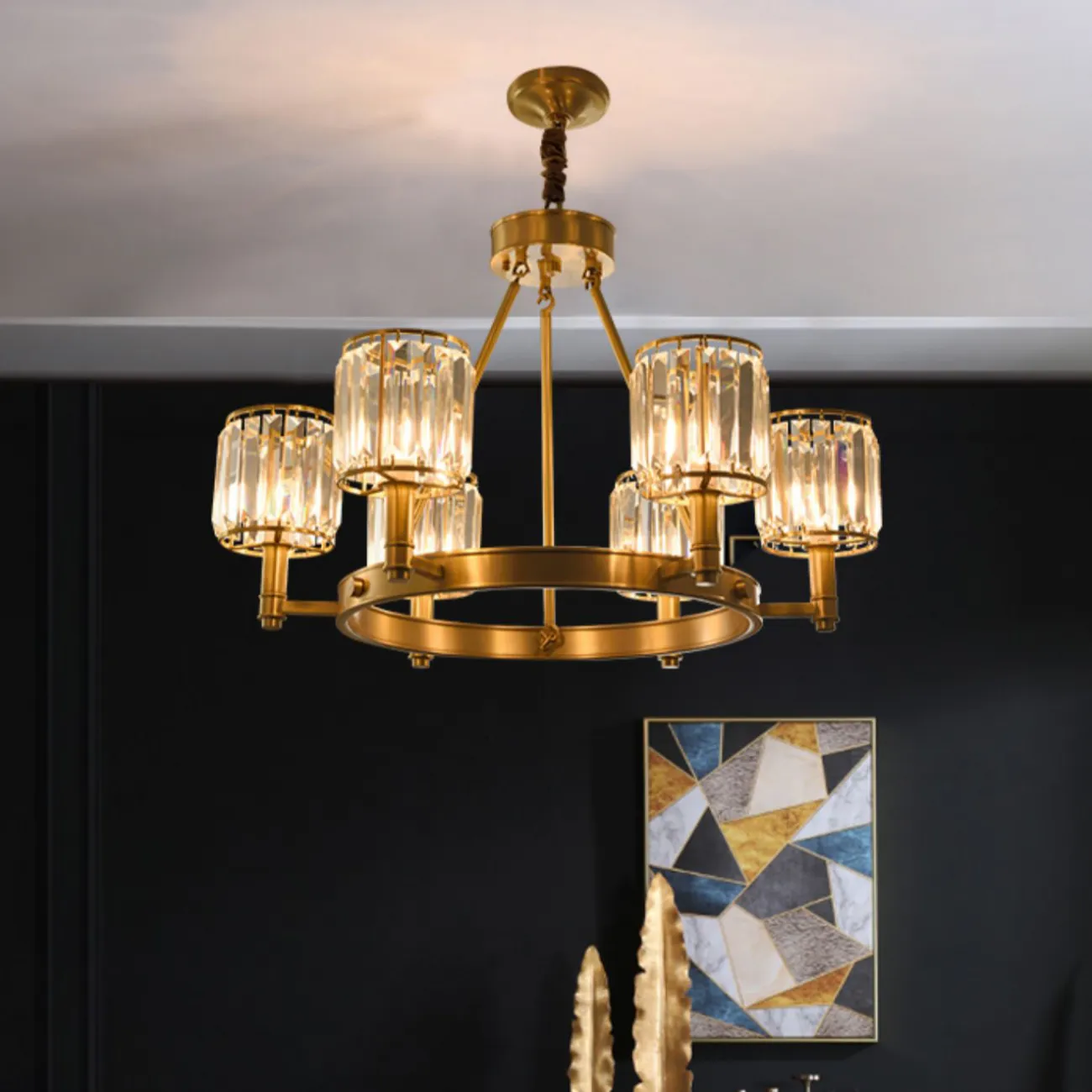 Кольцевая люстра AIRIN D73 от ImperiumLoft