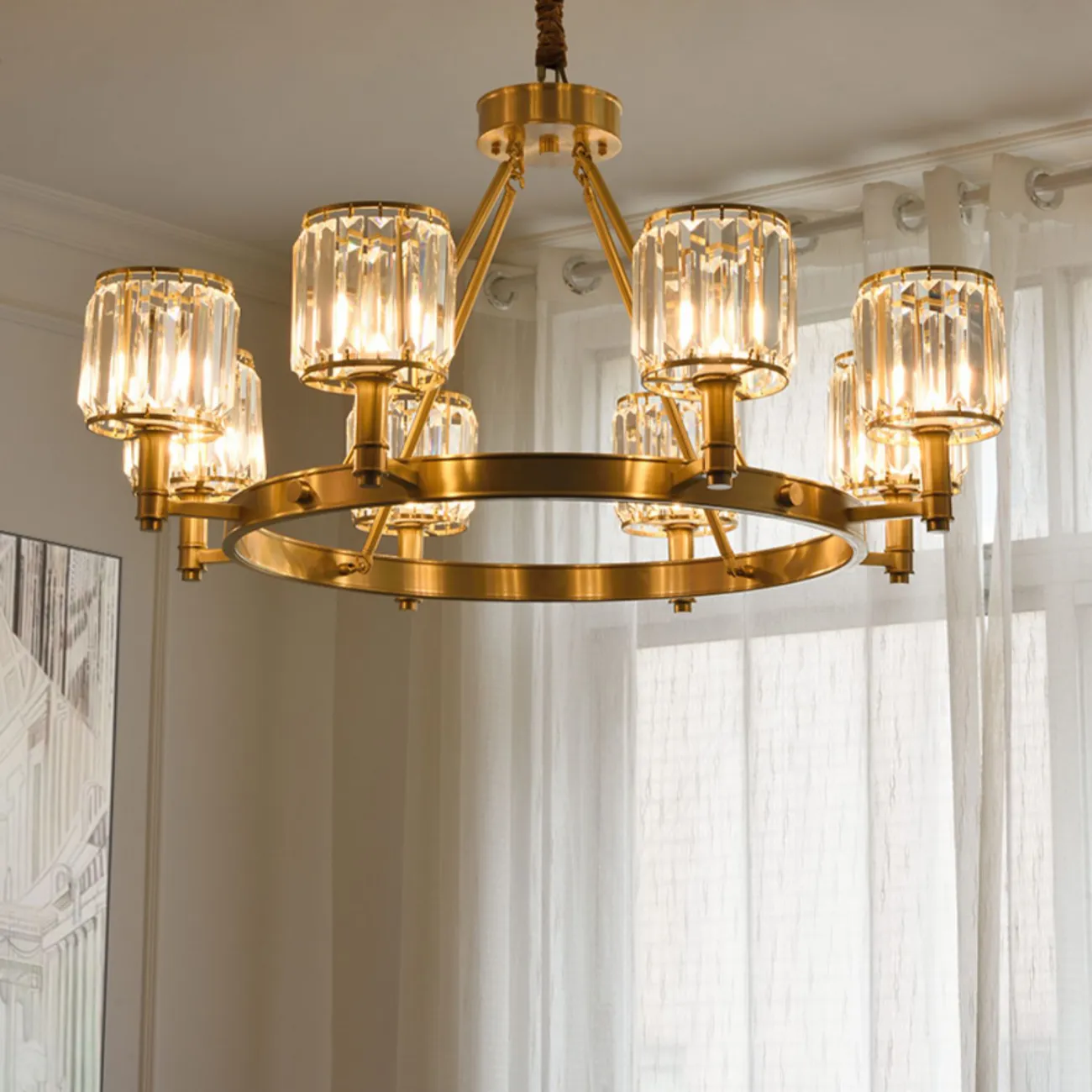 Кольцевая люстра AIRIN D73 от ImperiumLoft