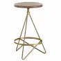 Барный стул Industrial Vintage Brass Iron Swivel Bar Stool от LaLume
