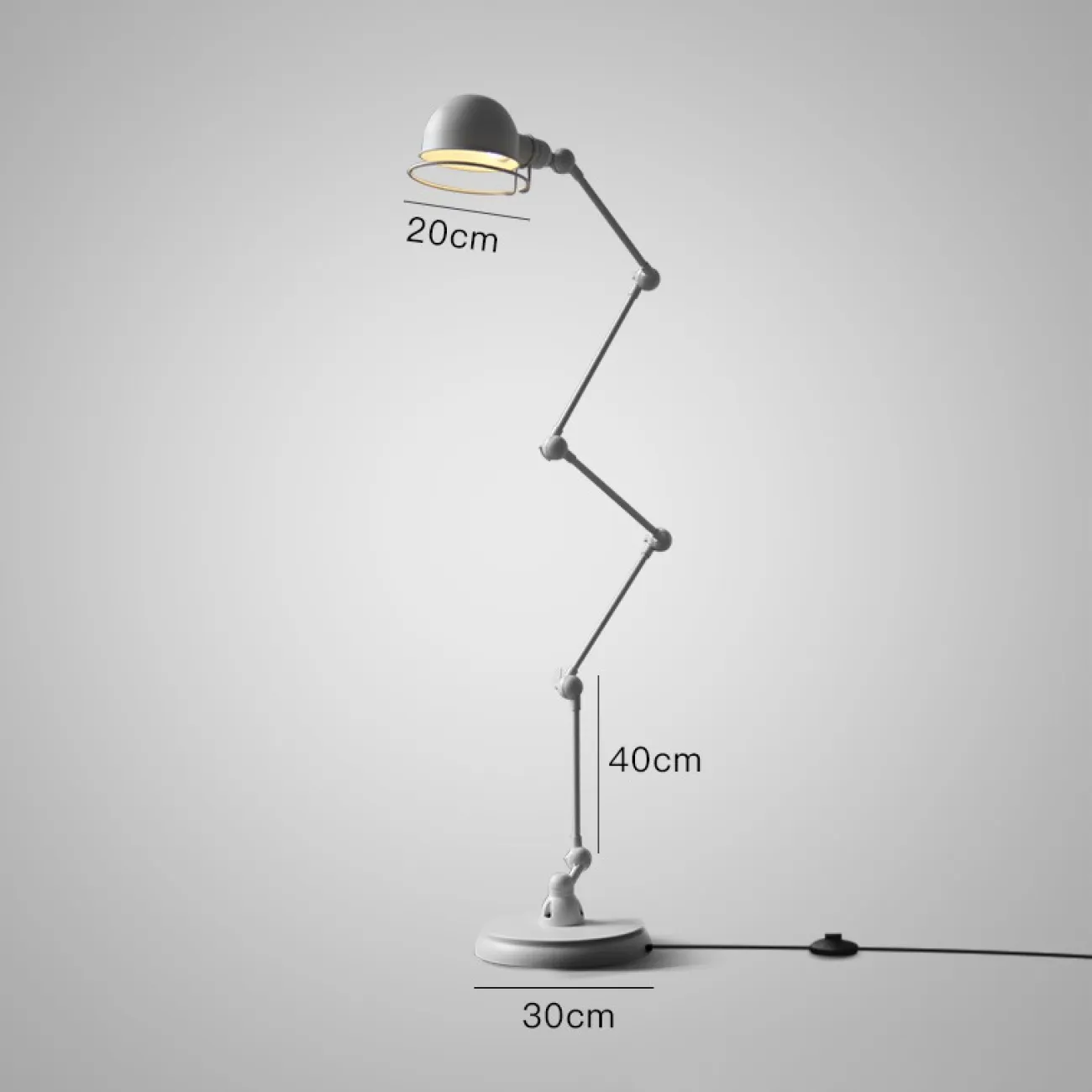 Торшер VIKNING Черный от ImperiumLoft