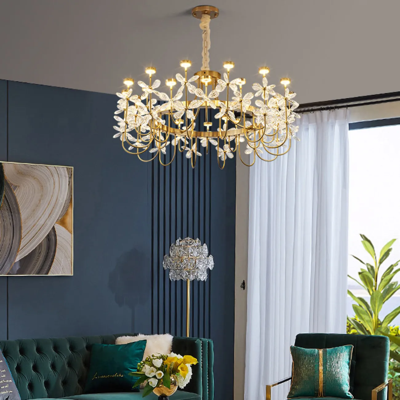 Подвесная люстра FLORINDA M от ImperiumLoft