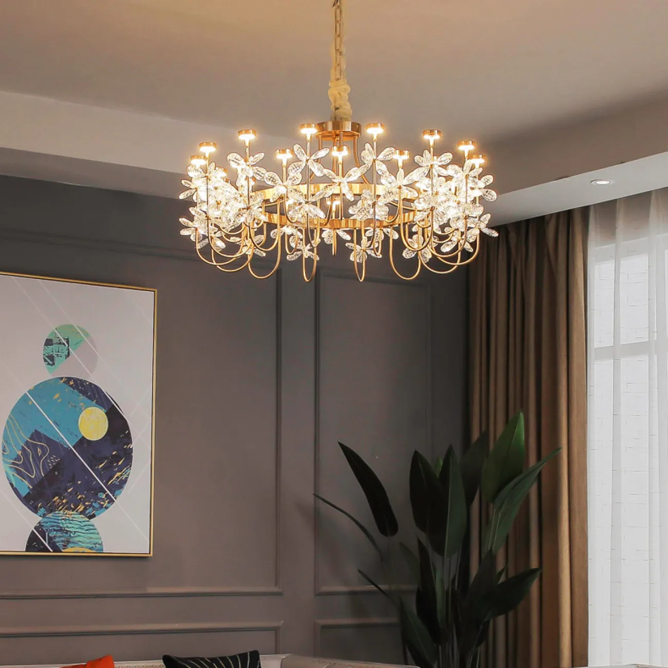 Подвесная люстра FLORINDA M от ImperiumLoft