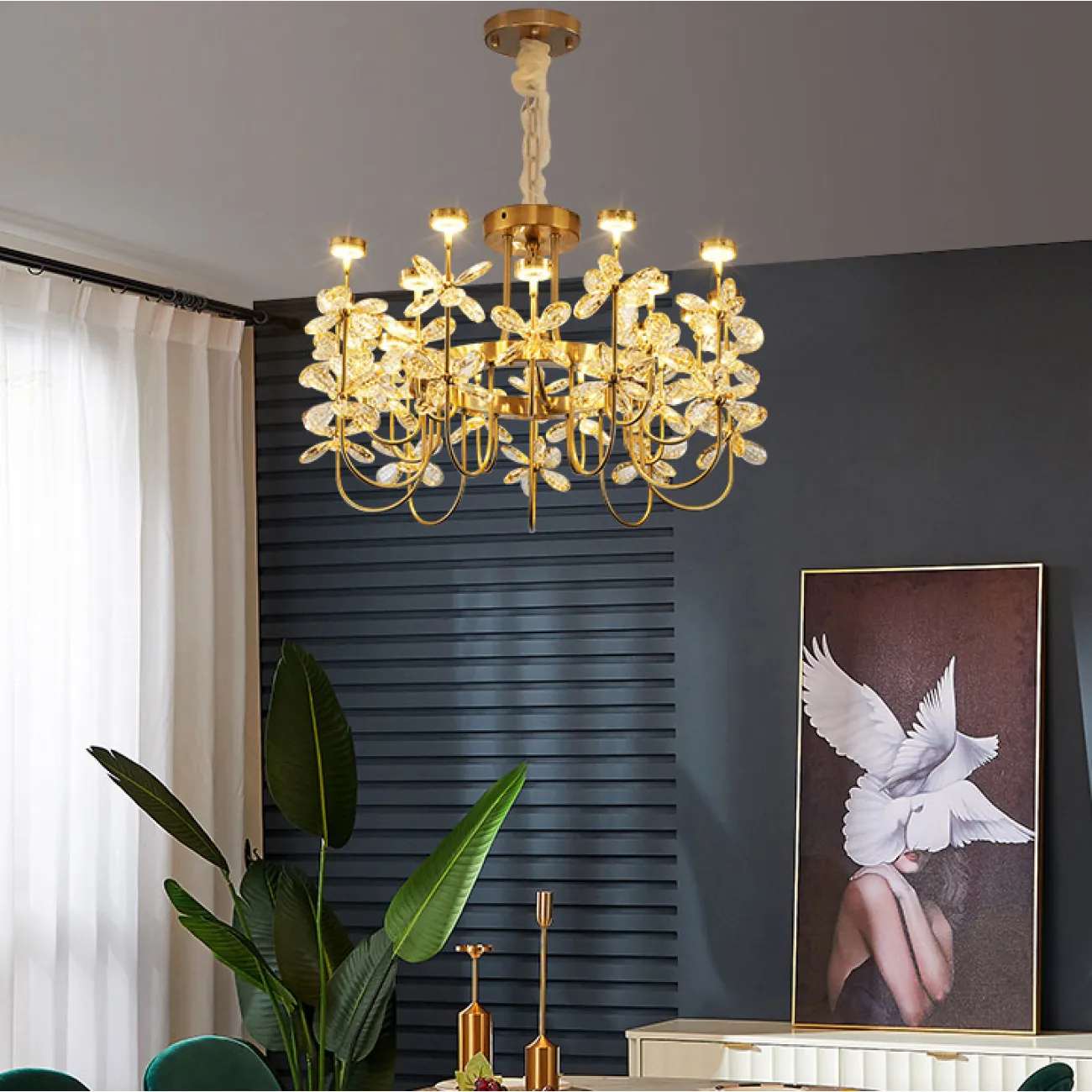 Подвесная люстра FLORINDA M от ImperiumLoft