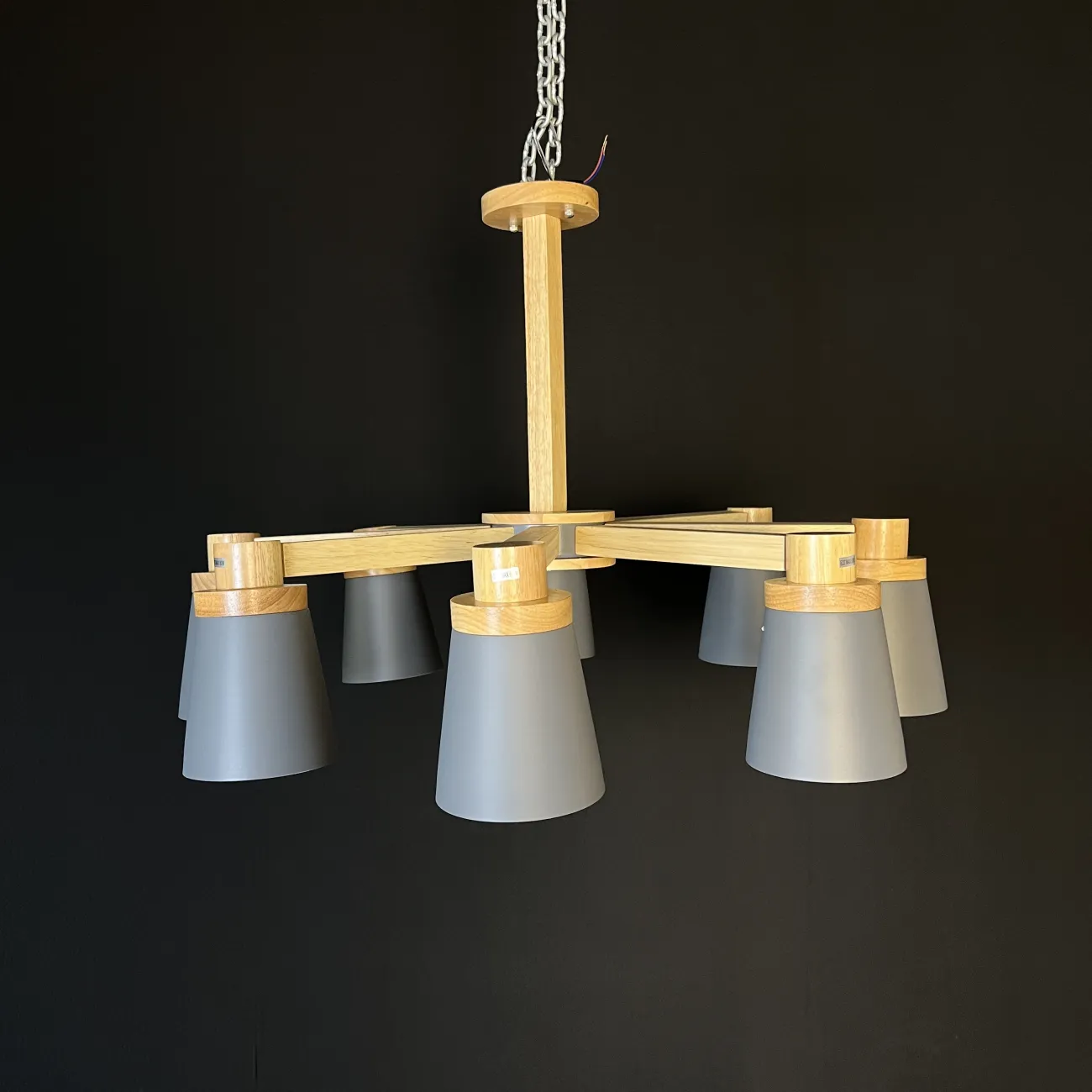 Потолочная люстра PROP 8 Grey от ImperiumLoft Потолочная люстра PROP 8 Grey от ImperiumLoft