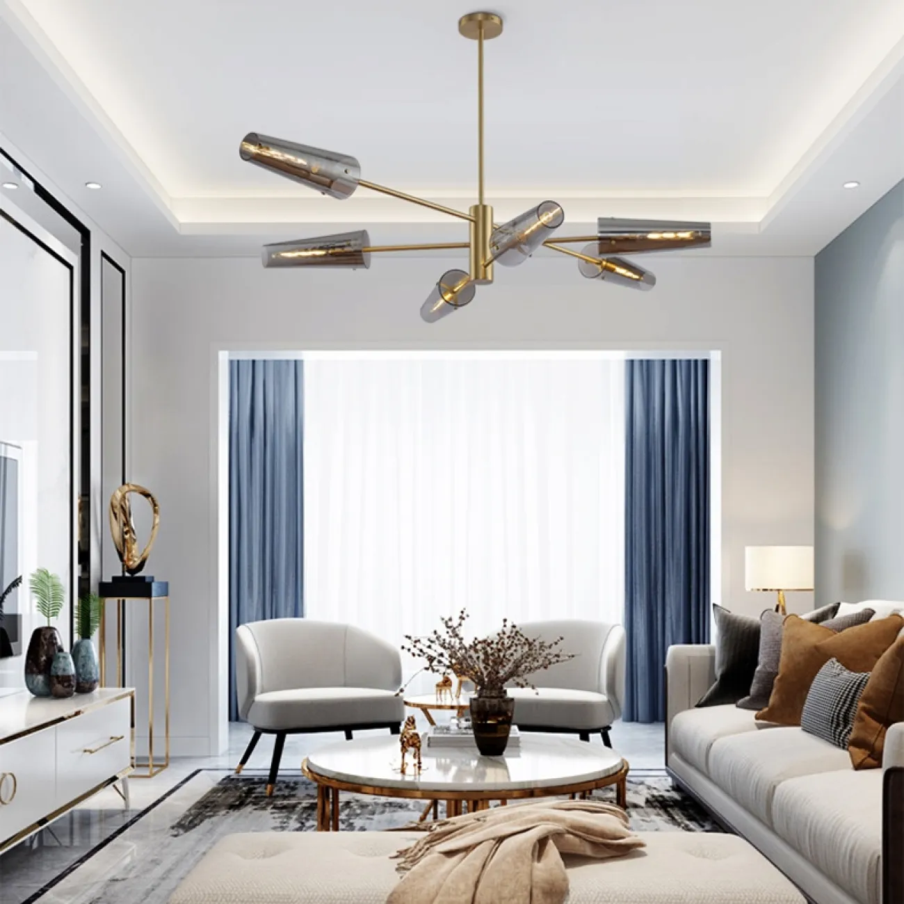 Люстра на штанге SELDIS от ImperiumLoft