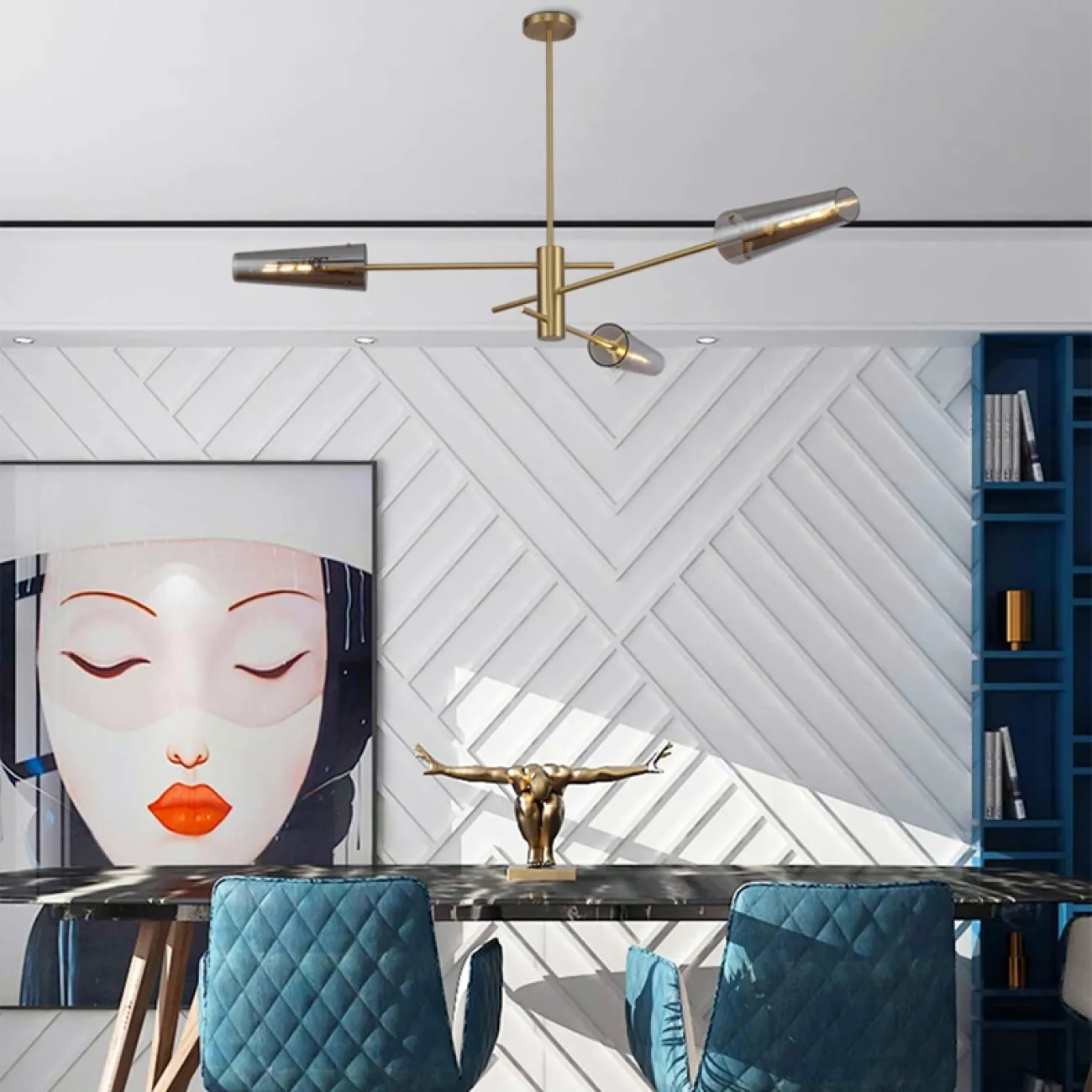 Люстра на штанге SELDIS от ImperiumLoft