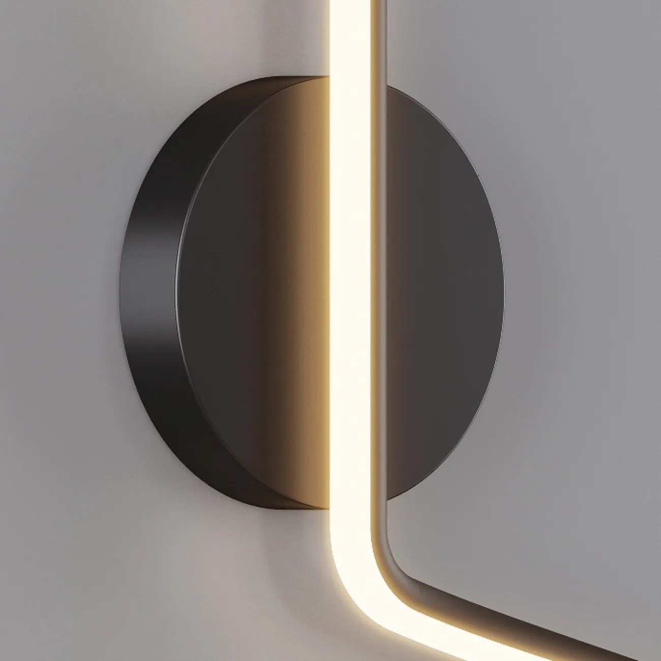 Серия настенных светодиодных светильников с вытянутым трубчатым плафоном спиралевидной формы DAMARIS WALL H50 White Трехцветный свет