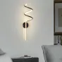 Серия настенных светодиодных светильников с вытянутым трубчатым плафоном спиралевидной формы DAMARIS WALL H50 White Трехцветный свет