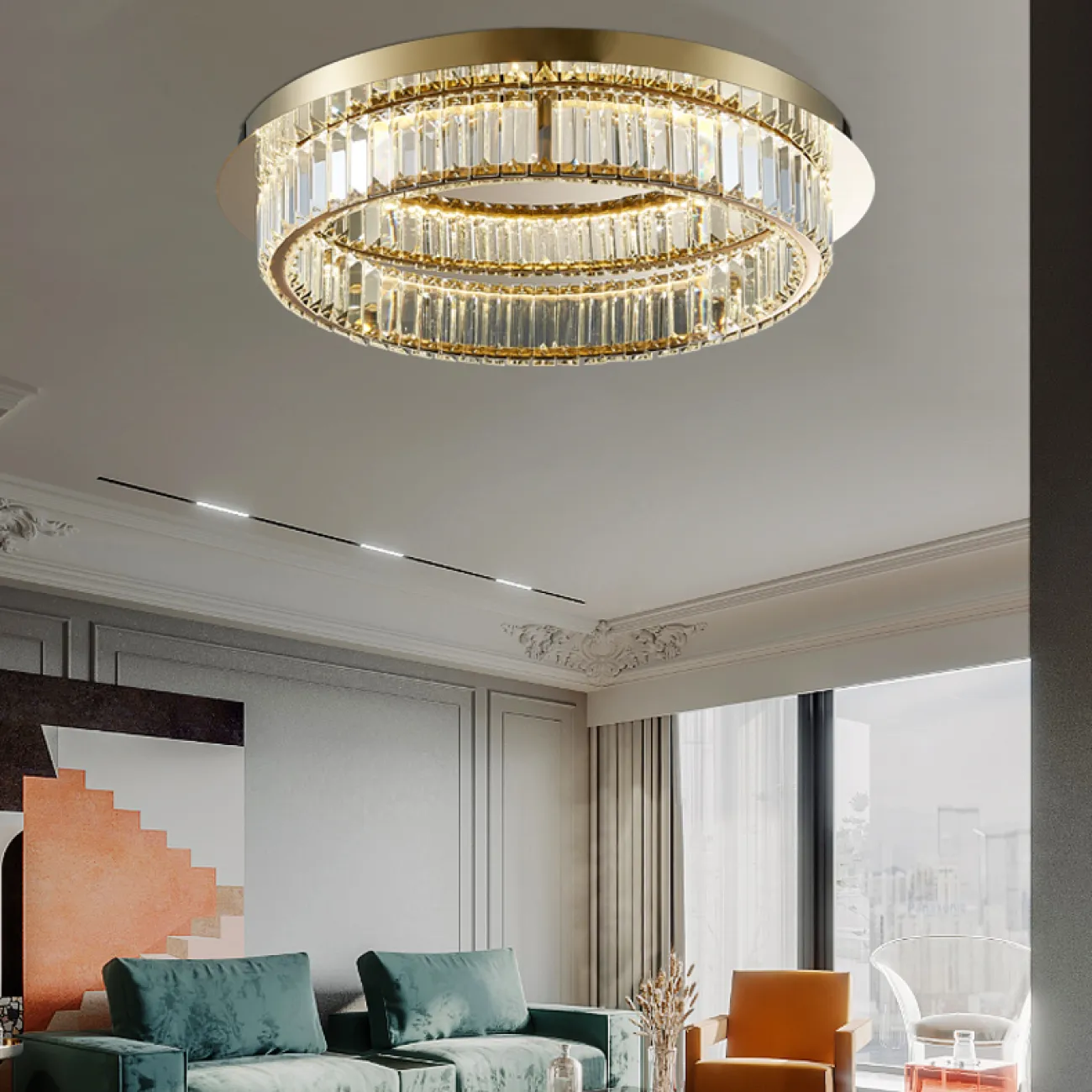 Потолочная люстра BERTOLDA B CH D60 от ImperiumLoft