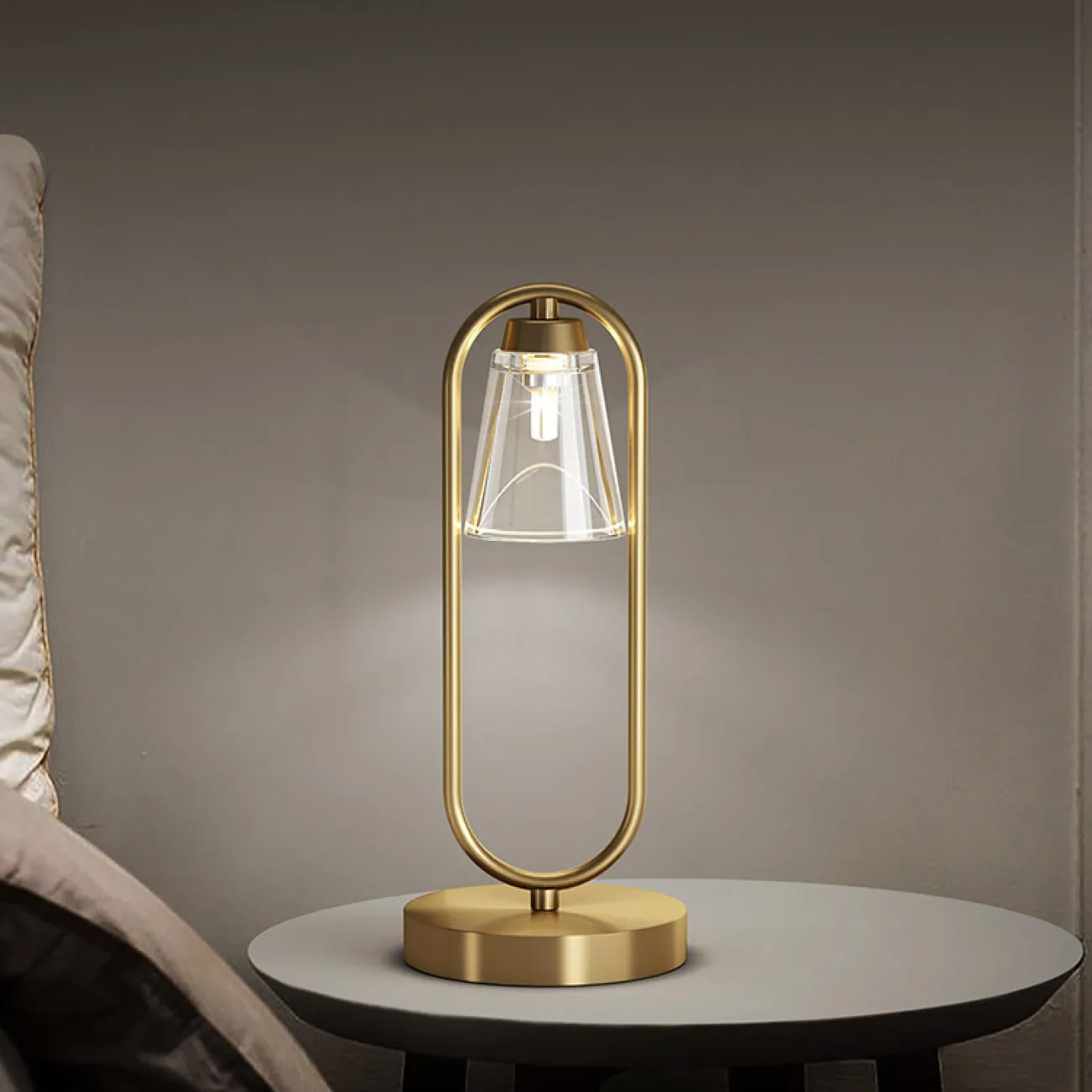 Настольная лампа ADRIELL TAB Gold от ImperiumLoft