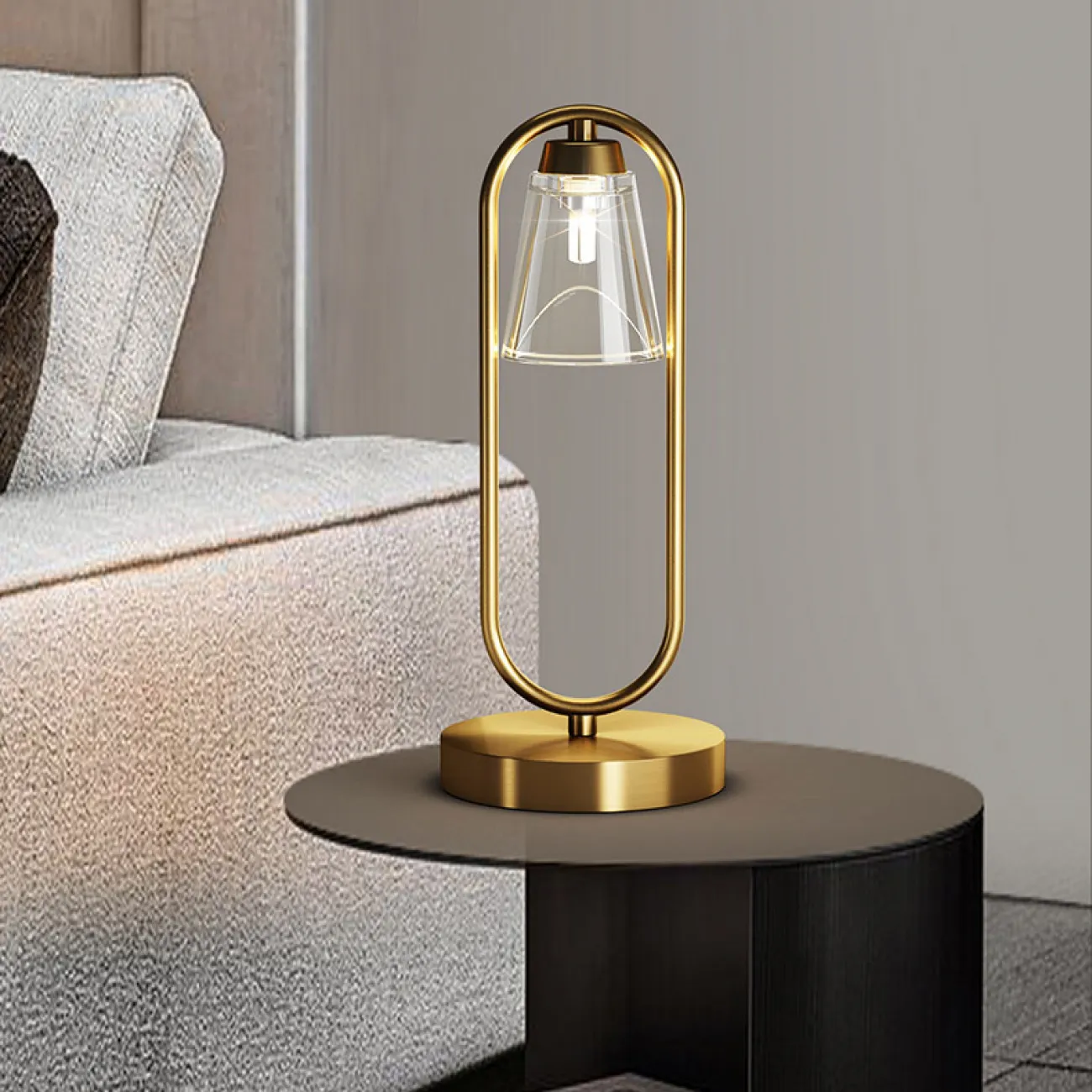 Настольная лампа ADRIELL TAB Black Bronze от ImperiumLoft