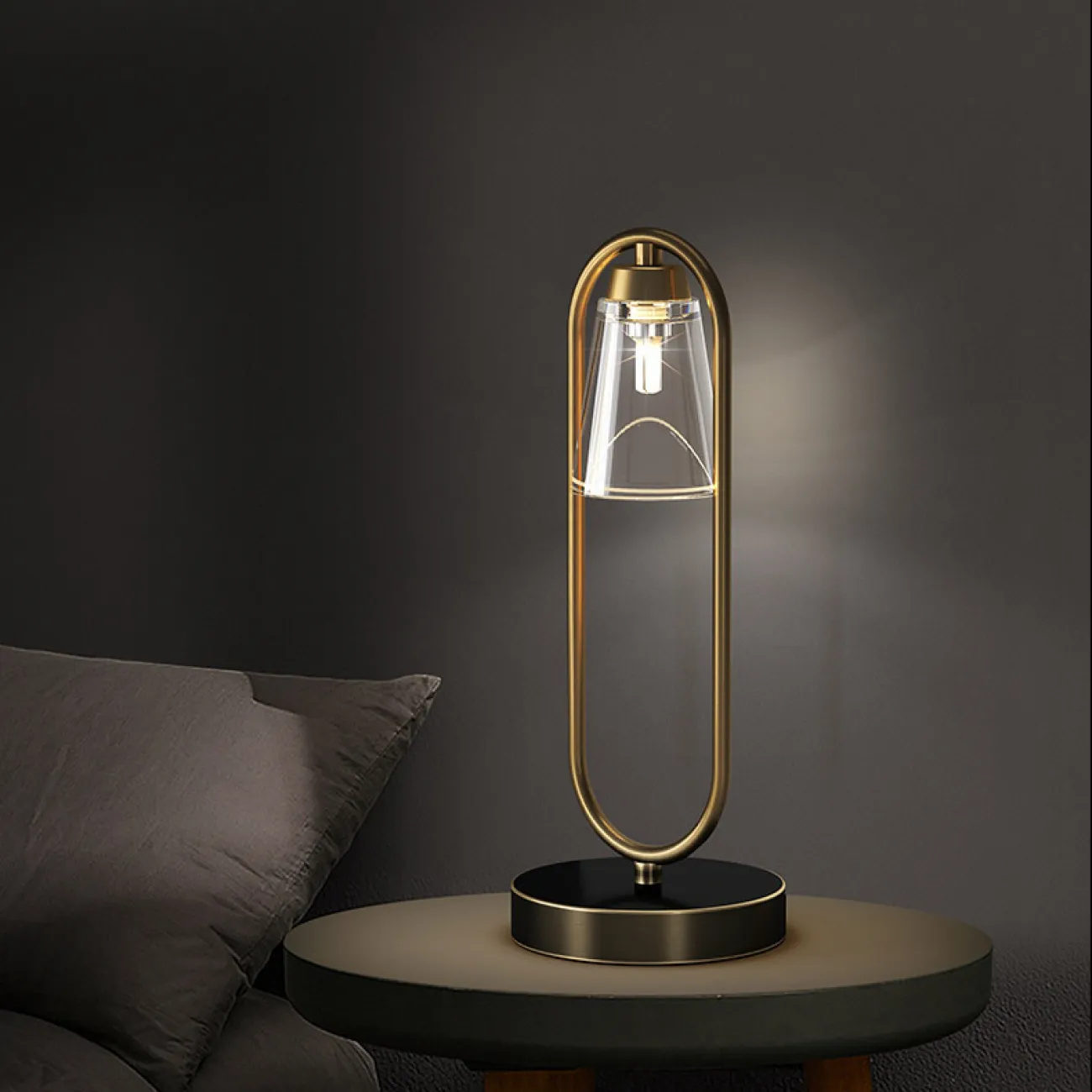 Настольная лампа ADRIELL TAB Black Bronze от ImperiumLoft