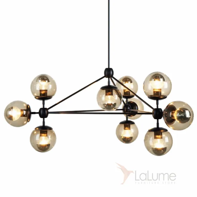 Люстра Modo Chandelier 10 Globes designed by Jason Miller in 2009 от LaLume