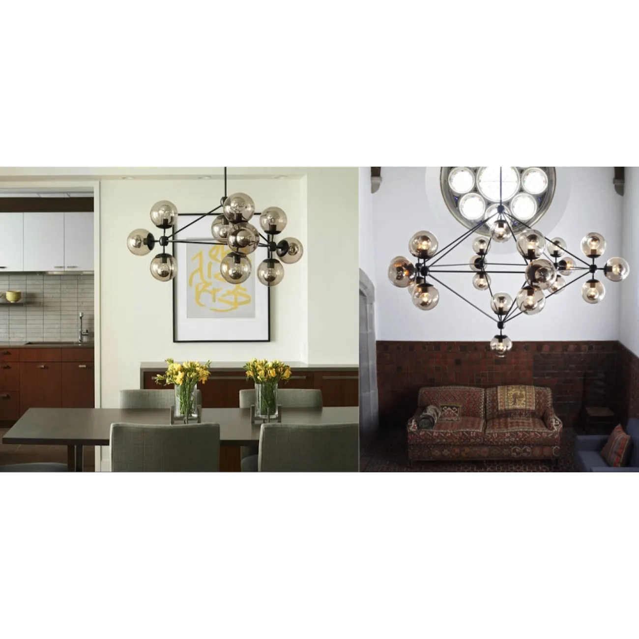 Люстра Modo Chandelier 10 Globes designed by Jason Miller in 2009 от LaLume