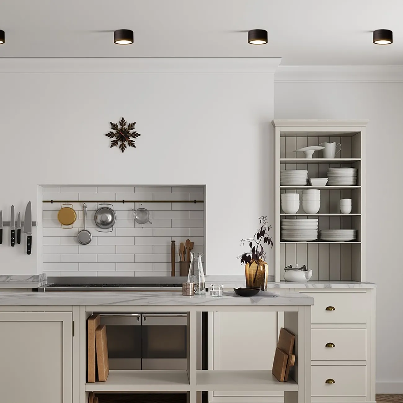 Накладной точечный светильник FOG BW от ImperiumLoft