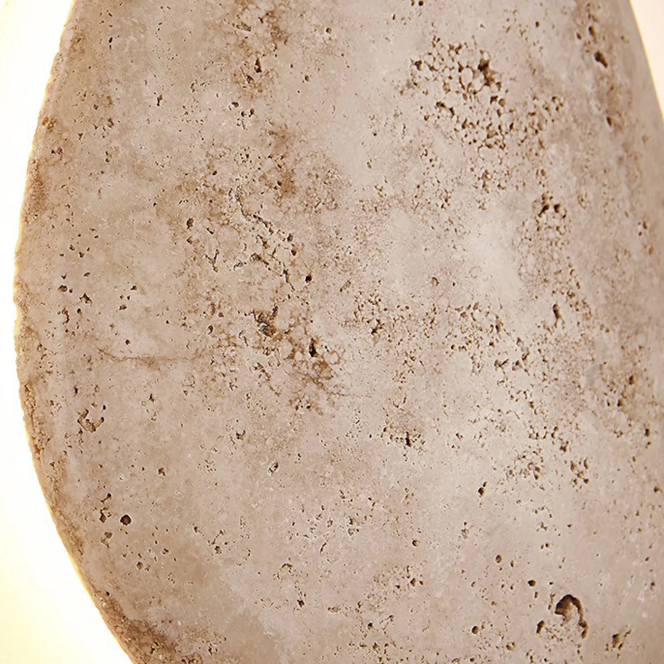 Настенный светодиодный светильник светильник с плоским корпусом из натурального камня травертина BLAS С выключателем цепочкой