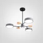 Люстра на штанге MEADE 4 lamps Grey от ImperiumLoft