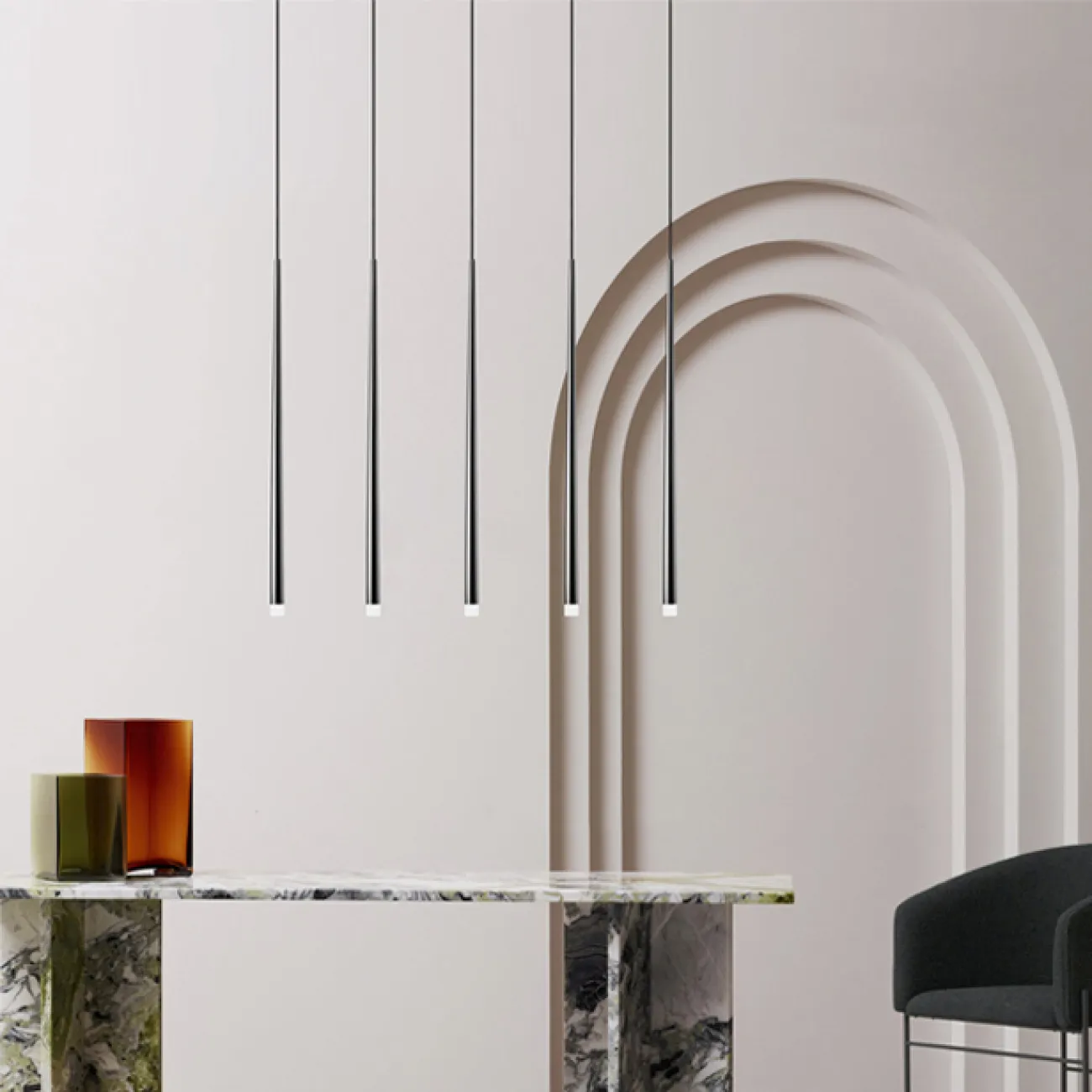 Комбинация подвесных светильников LAIRD MORE D50 от ImperiumLoft