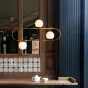 Подвесной реечный светильник HOOP L90 Латунь от ImperiumLoft