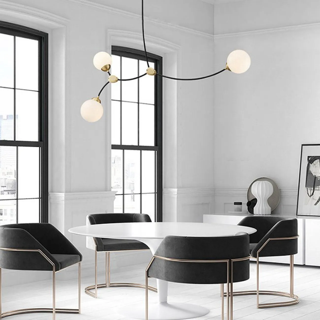 Подвесная люстра VINE L8 от ImperiumLoft