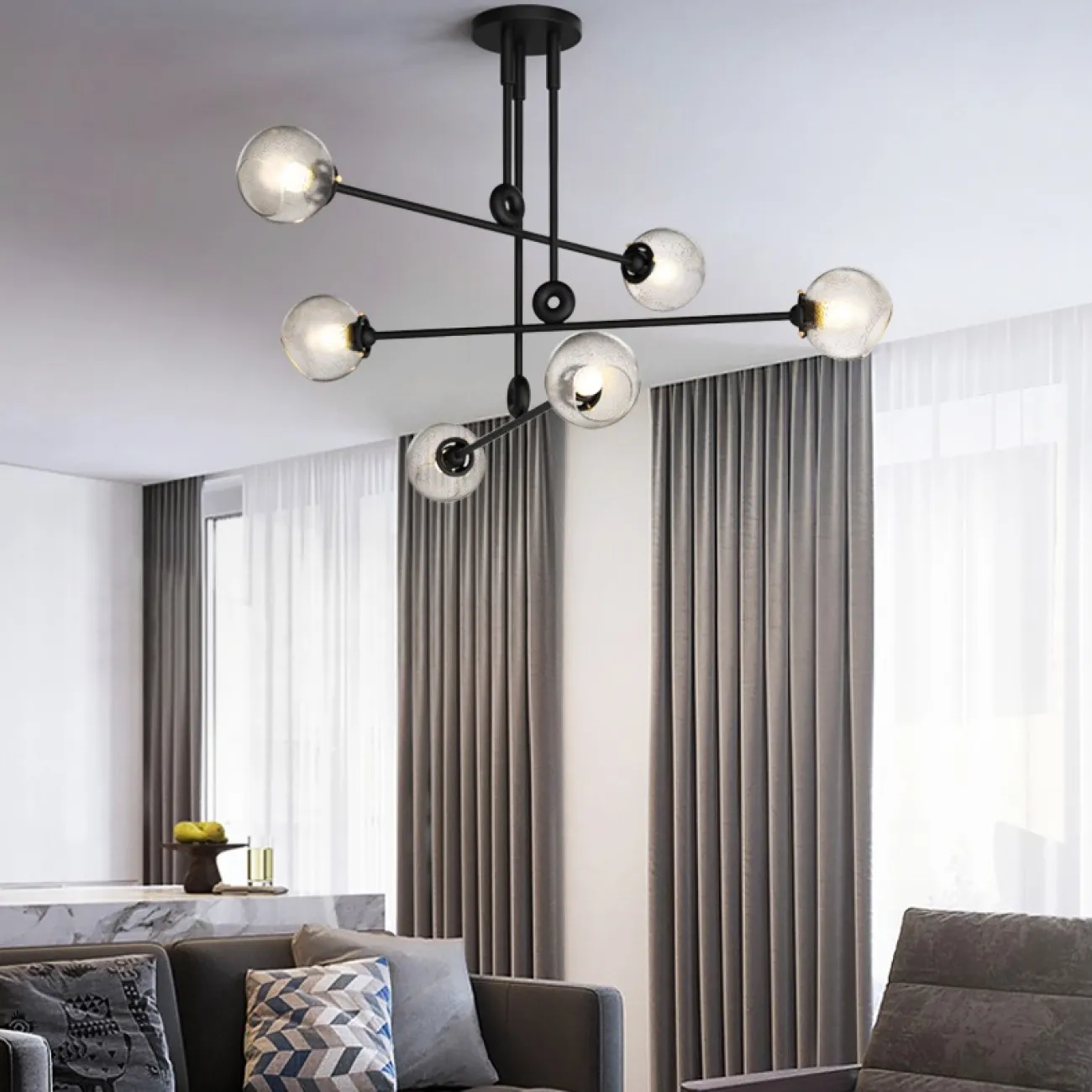 Люстра потолочная BELVIS AXLE от ImperiumLoft
