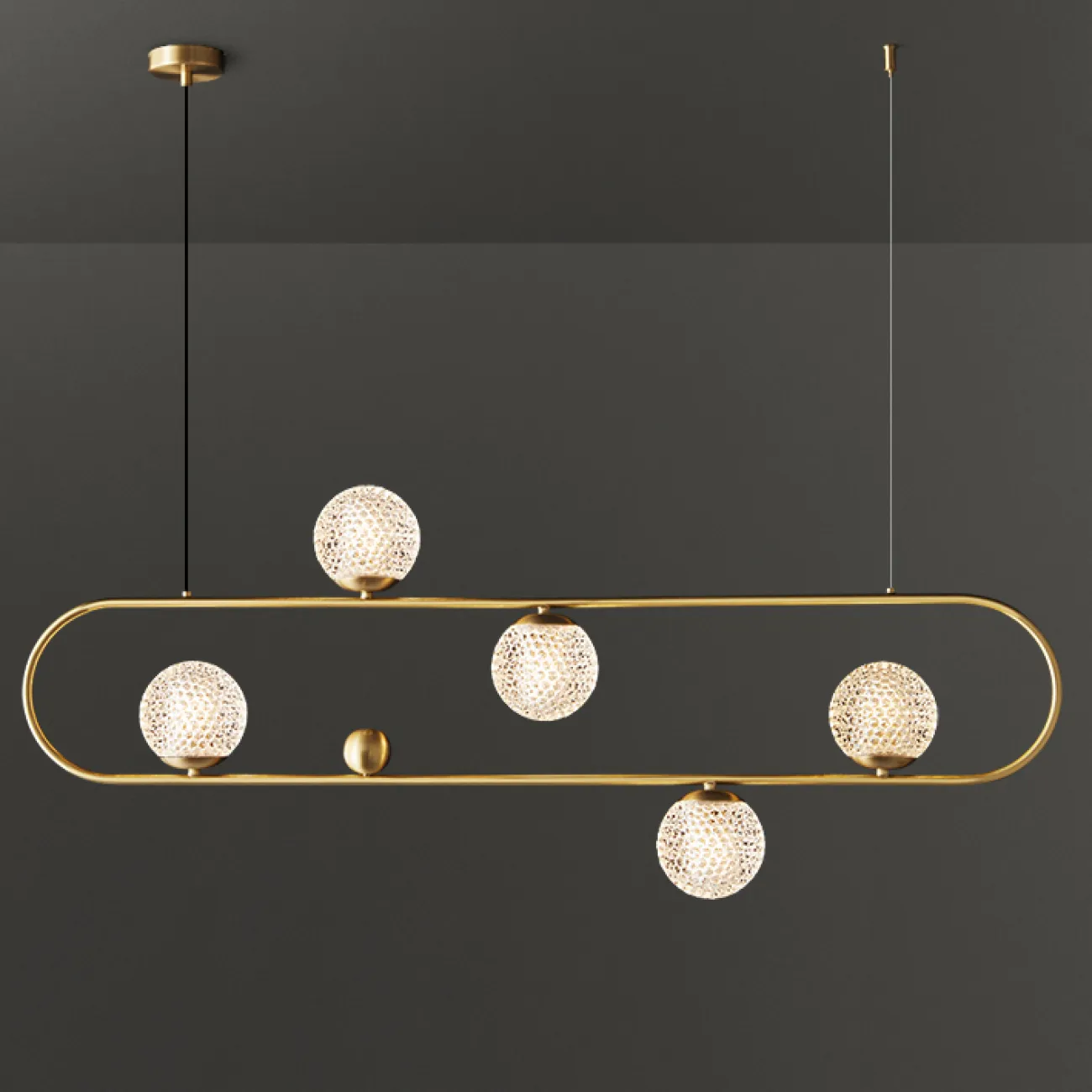Подвесной светильник HOOP LONG LUX от ImperiumLoft