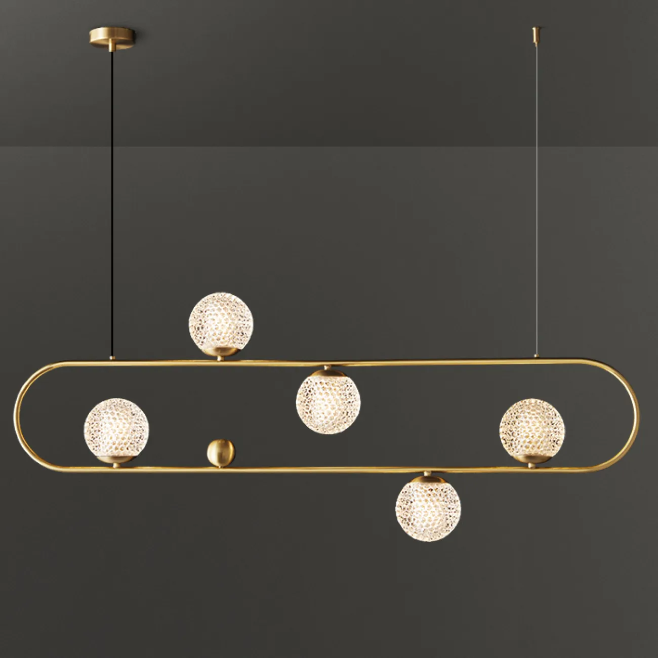 Подвесной светильник HOOP LONG LUX от ImperiumLoft