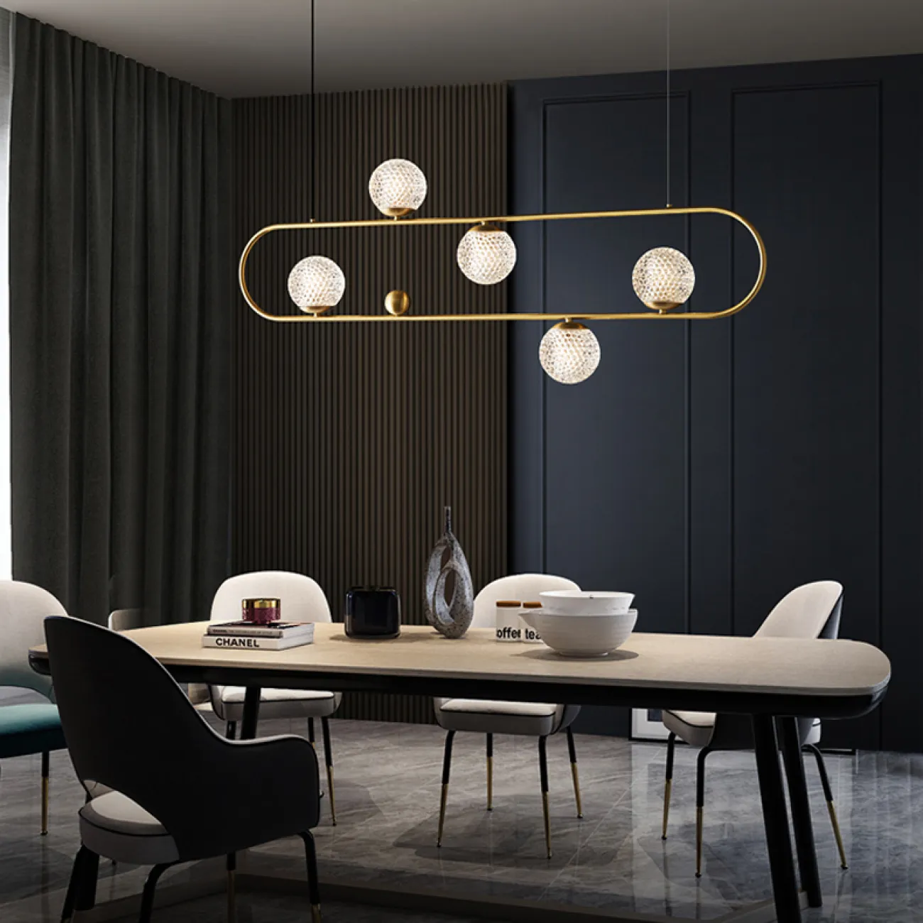 Подвесной светильник HOOP LONG LUX от ImperiumLoft