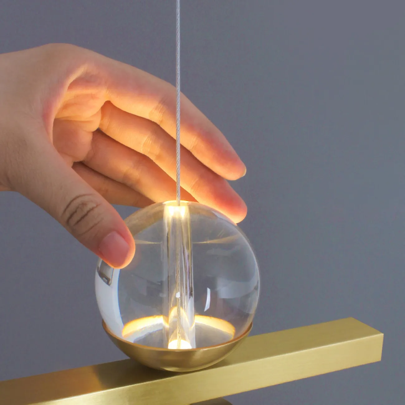 Рядный подвесной светильник WILL 4 от ImperiumLoft