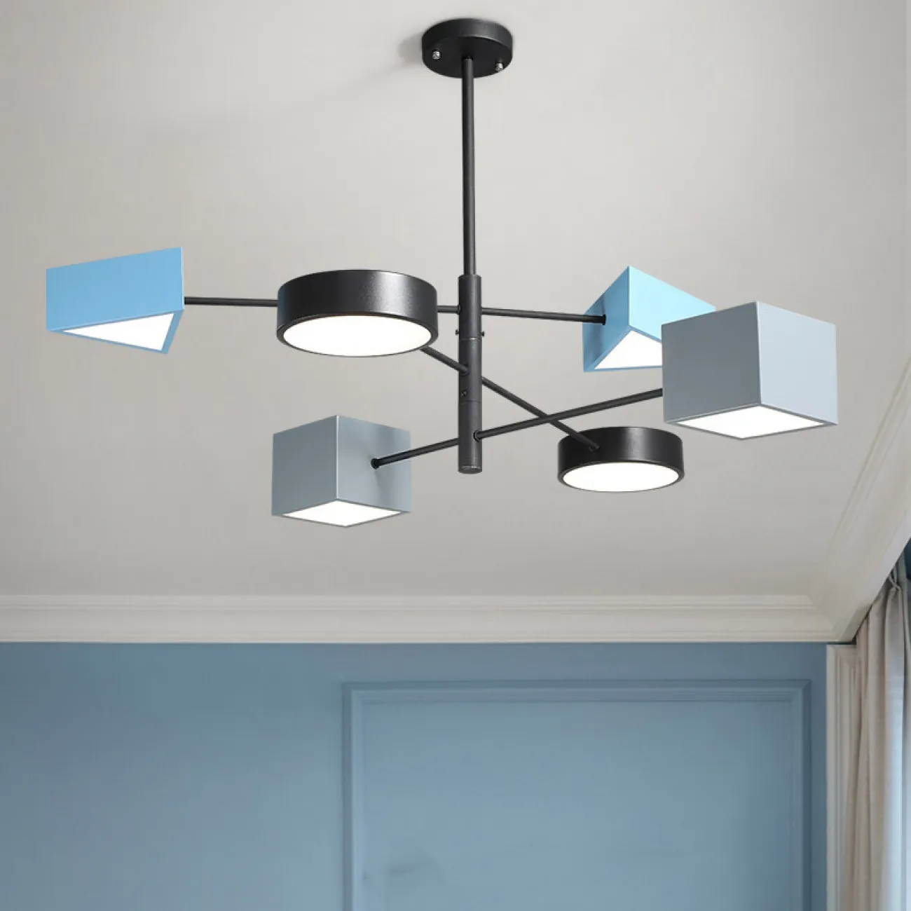 Светодиодная люстра DENIZA L3 Gray от ImperiumLoft