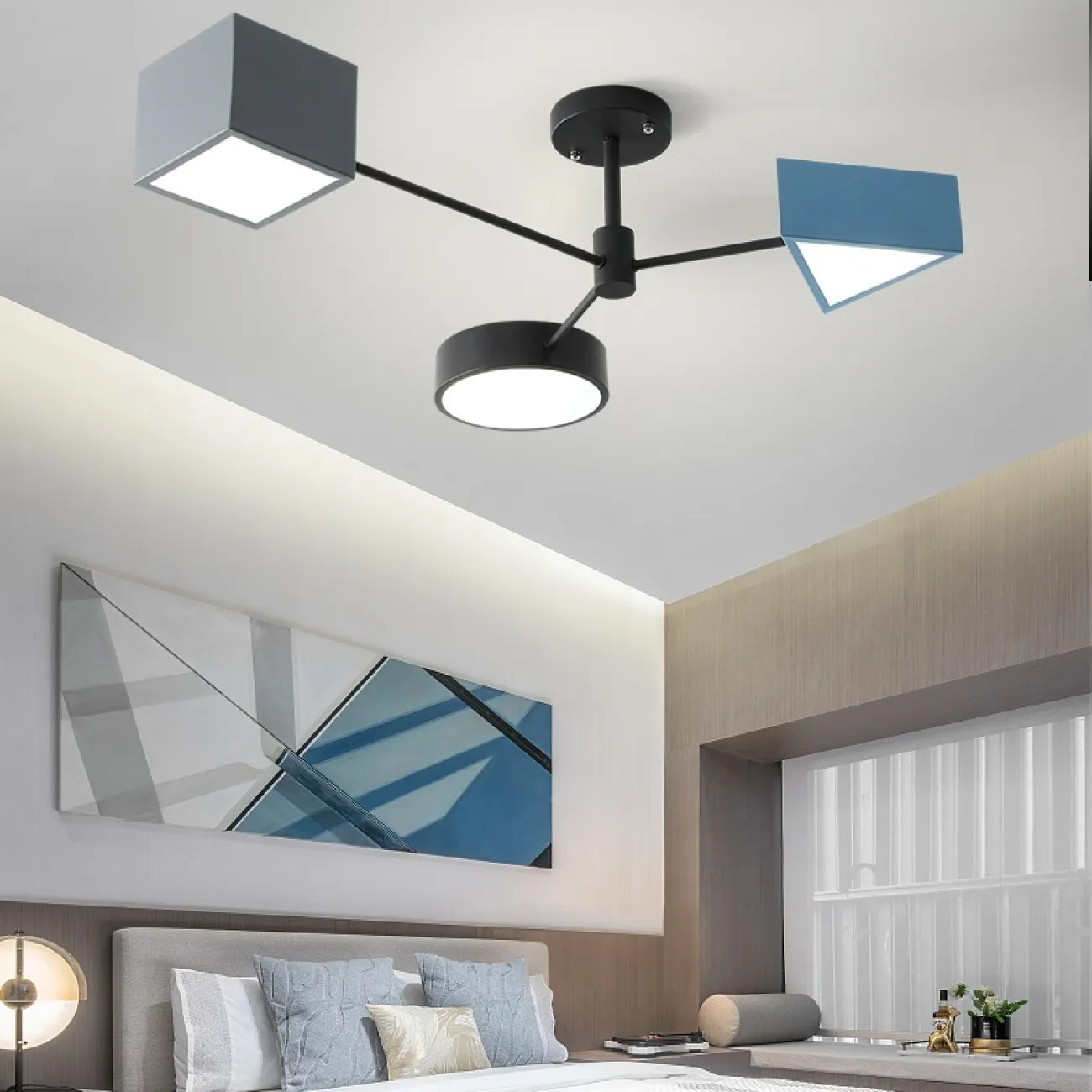 Светодиодная люстра DENIZA L3 Gray от ImperiumLoft