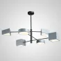 Светодиодная люстра DENIZA L3 Gray Blue Black от ImperiumLoft