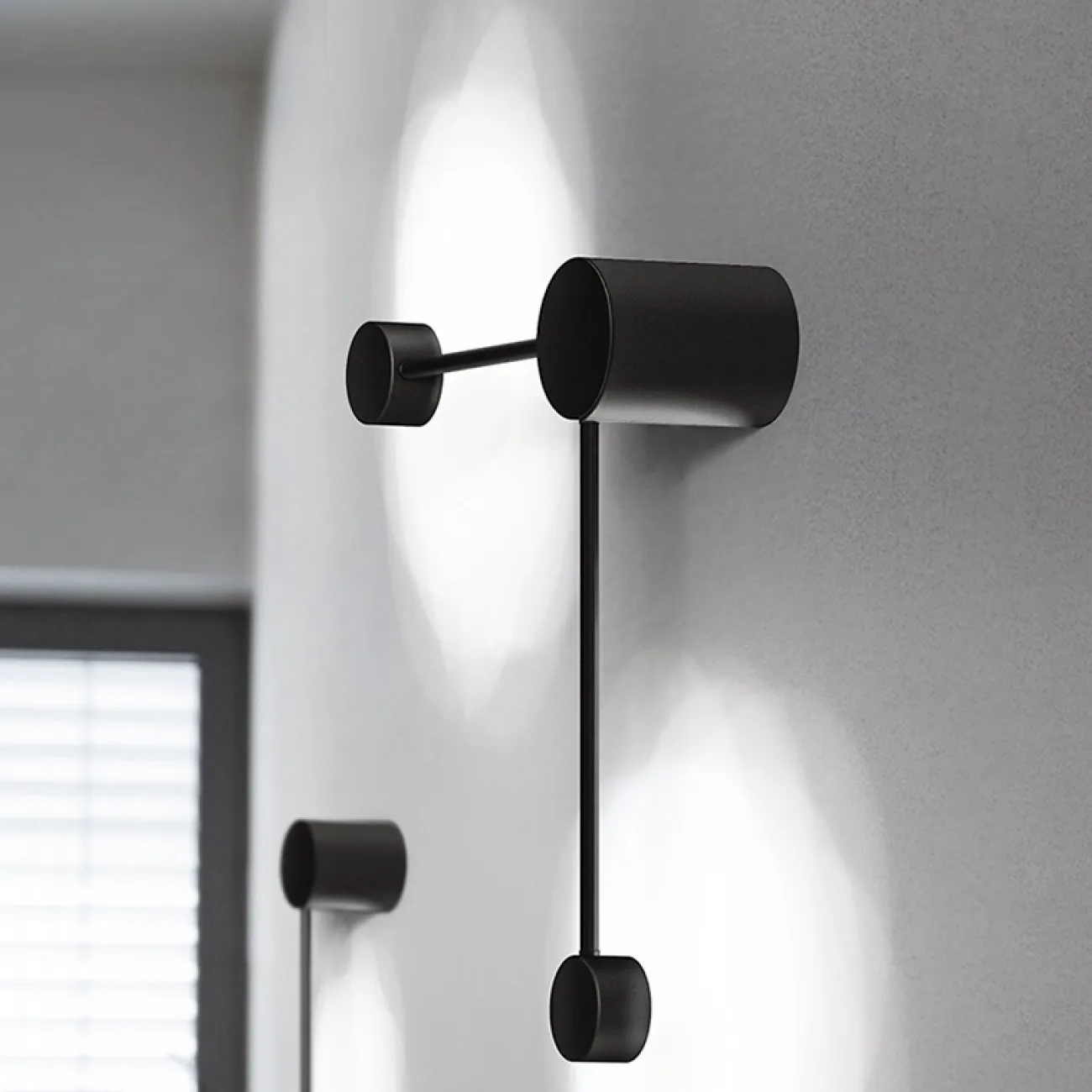 Бра Via Pin Wall L29,5 Black от ImperiumLoft