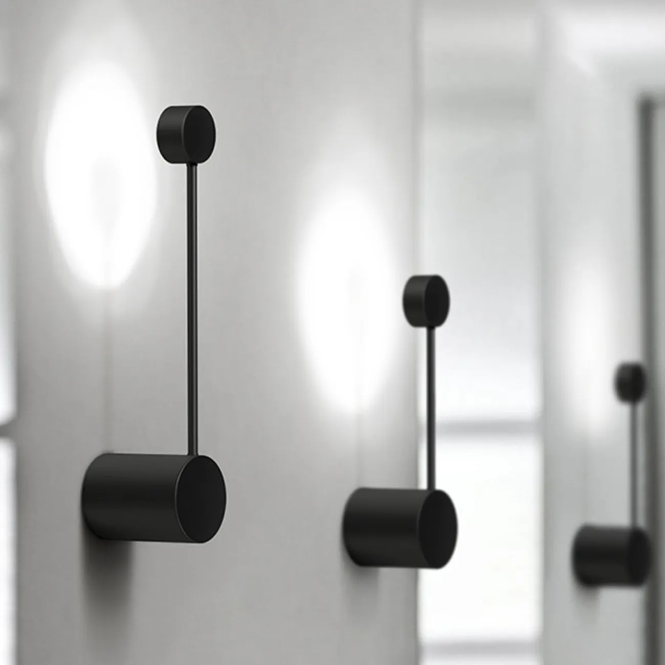 Бра Via Pin Wall L29,5 Black от ImperiumLoft