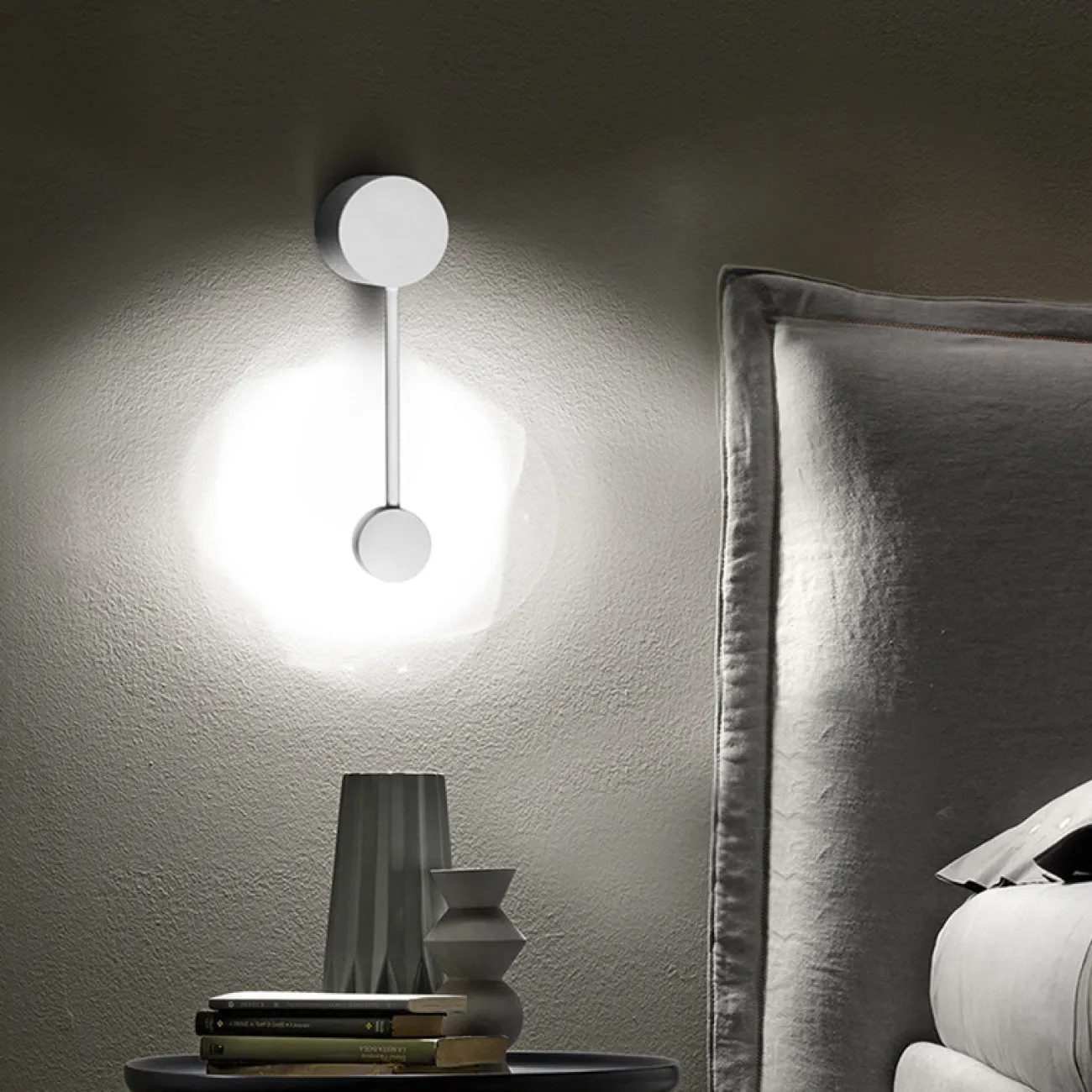 Бра Via Pin Wall L41,5 White от ImperiumLoft