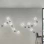 Бра Via Pin Wall L29,5 Black от ImperiumLoft