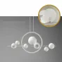 Подвесная люстра IONA L HALO 7 White от ImperiumLoft