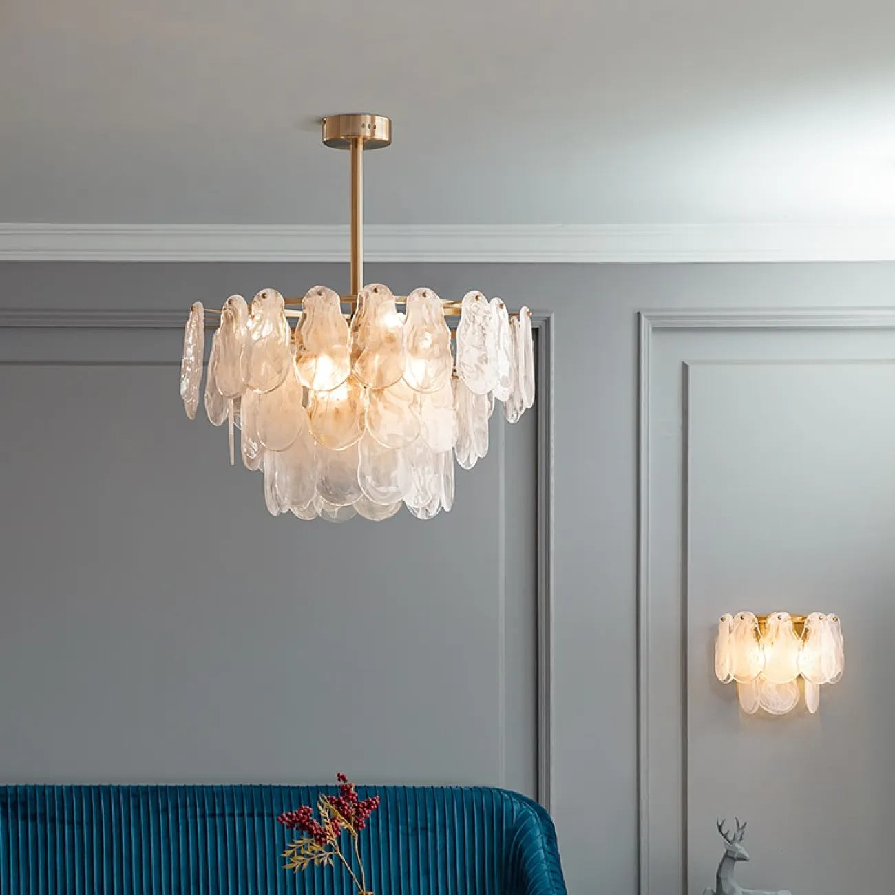 Полоточная люстра JULIS D80 от ImperiumLoft