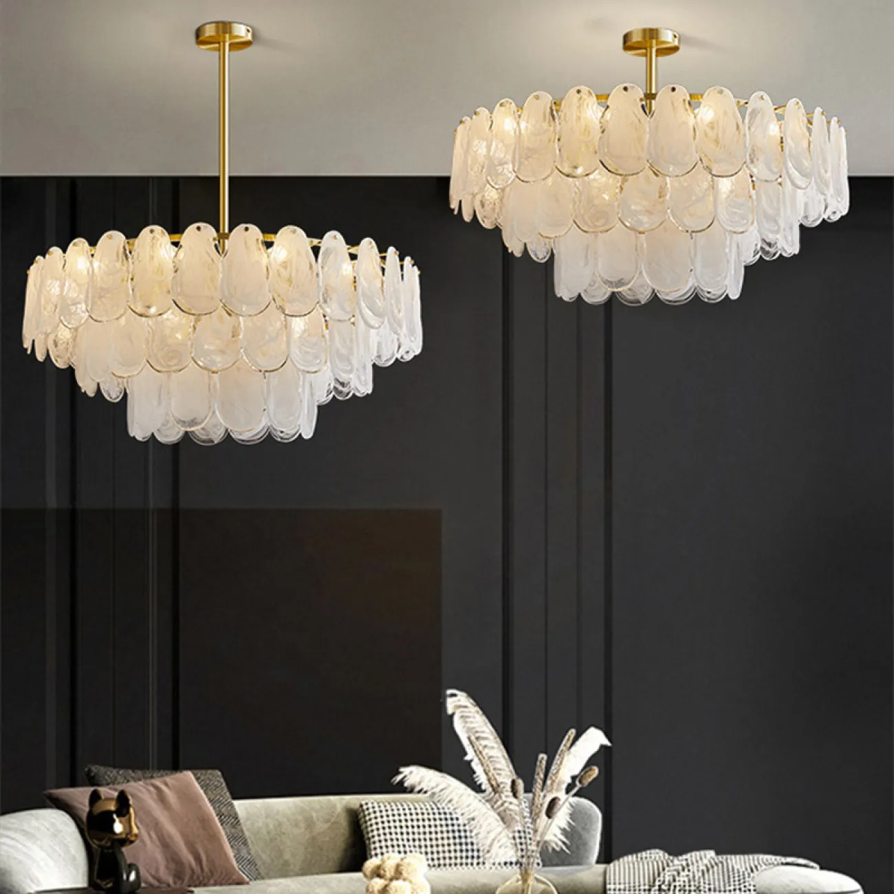 Полоточная люстра JULIS D80 от ImperiumLoft